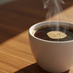 detailed picture of morning coffee